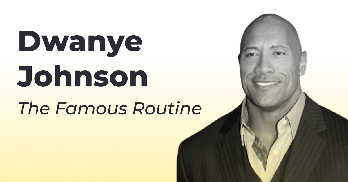 ποΈ Dwayne Johnson : The Famous Routine (1)