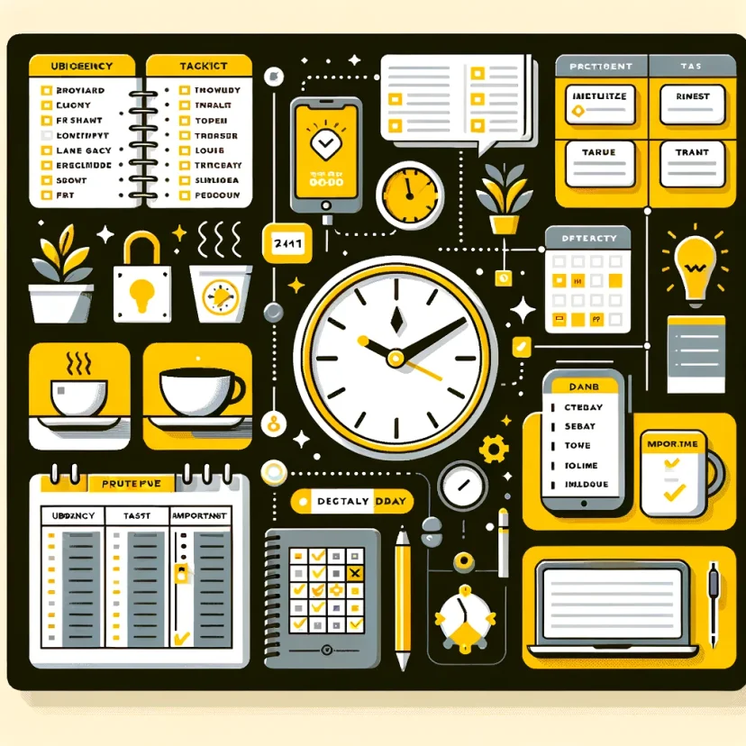 A daily planner with a detailed schedule.