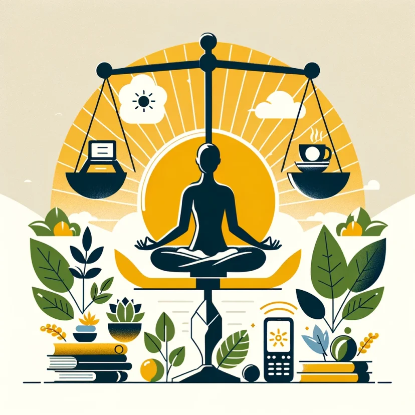 A serene image reflecting balance and harmony for the conclusion, symbolizing the peaceful coexistence with technology. A serene image reflecting balance and harmony for the conclusion, symbolizing the peaceful coexistence with technology.