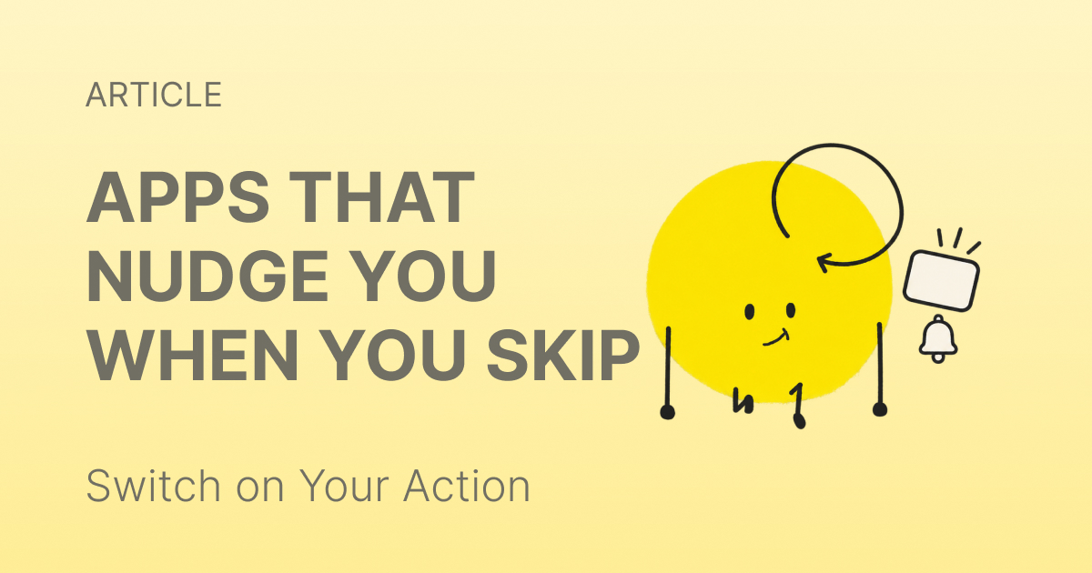 A phone on a desk showing a stack of reminder notifications next to a habit checklist with one unchecked box