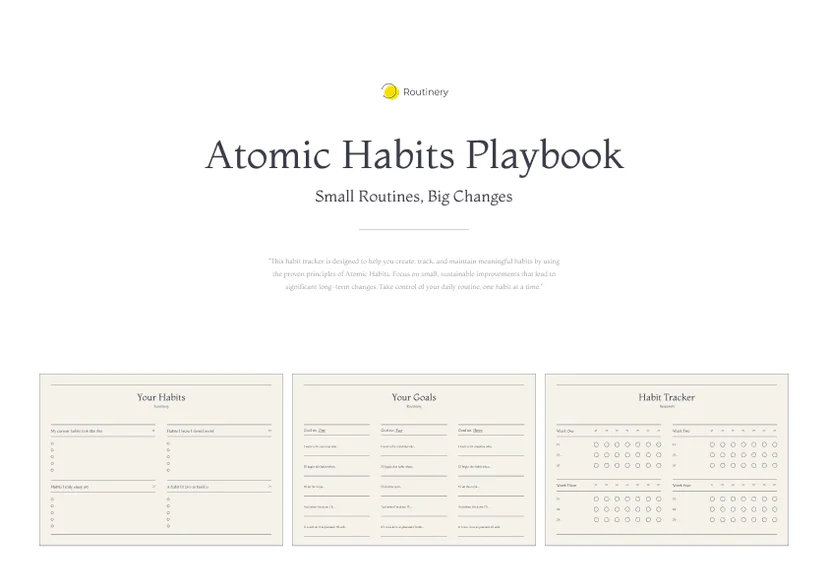 Visual Atomic Habits Cheat Sheet Template cover â printable and iPad-ready habit planner for daily routines Visual Atomic Habits Cheat Sheet Template cover â printable and iPad-ready habit planner for daily routines