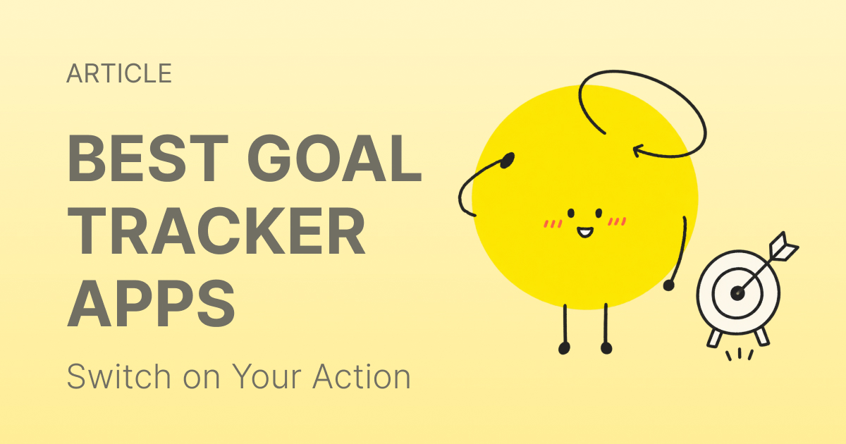 A phone showing a goal broken into a target, a deadline, and today's next step