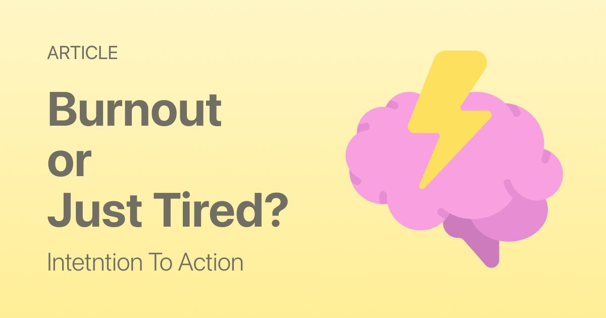 Burnout vs Stress: Signs You’re Not Just Tired