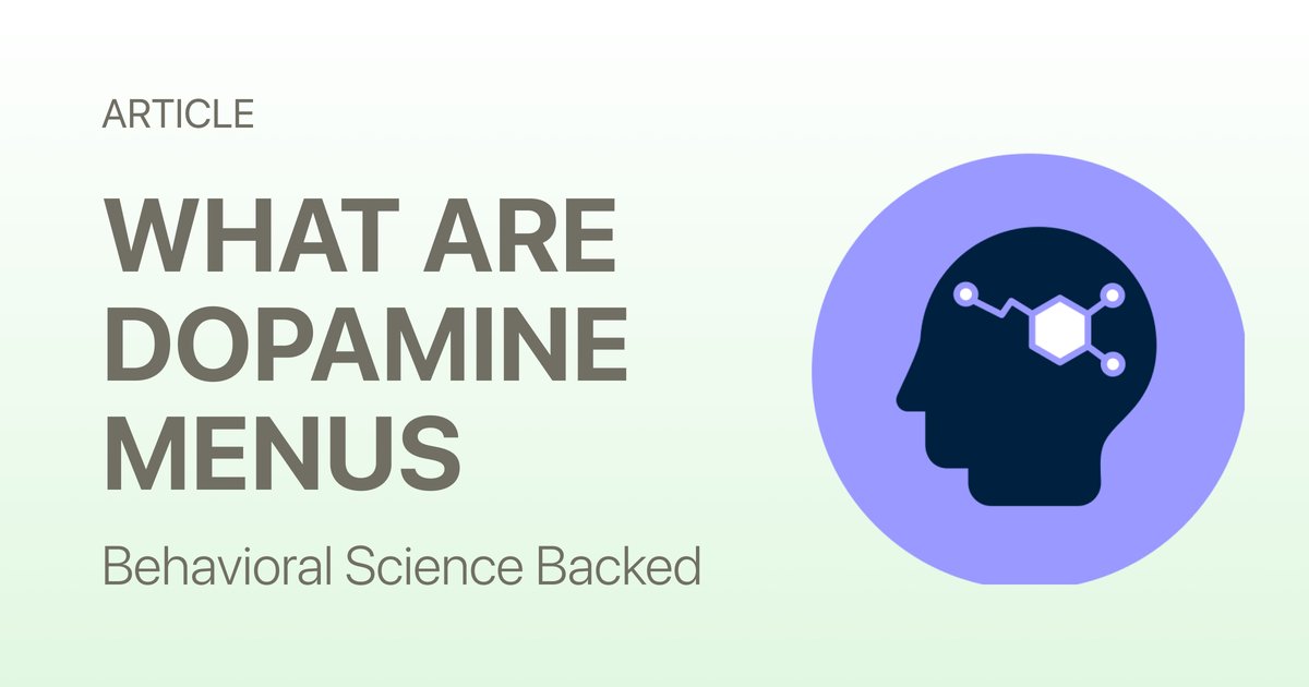 The Science Behind Dopamine Menus