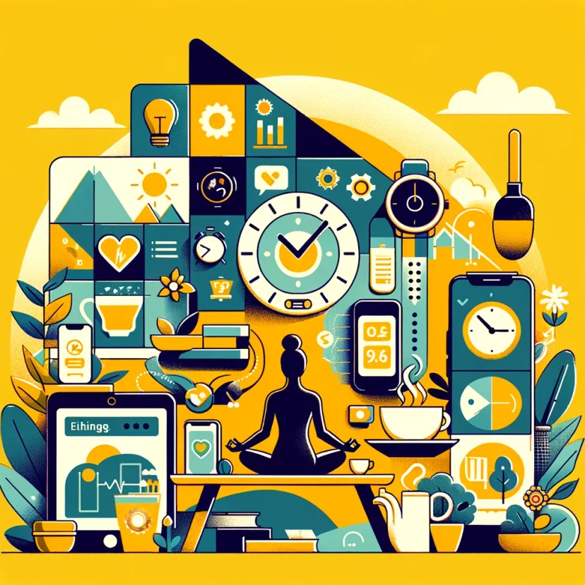 Use Technology Wisely: A harmonious blend of technology and traditional morning routine activities. Use Technology Wisely: A harmonious blend of technology and traditional morning routine activities.