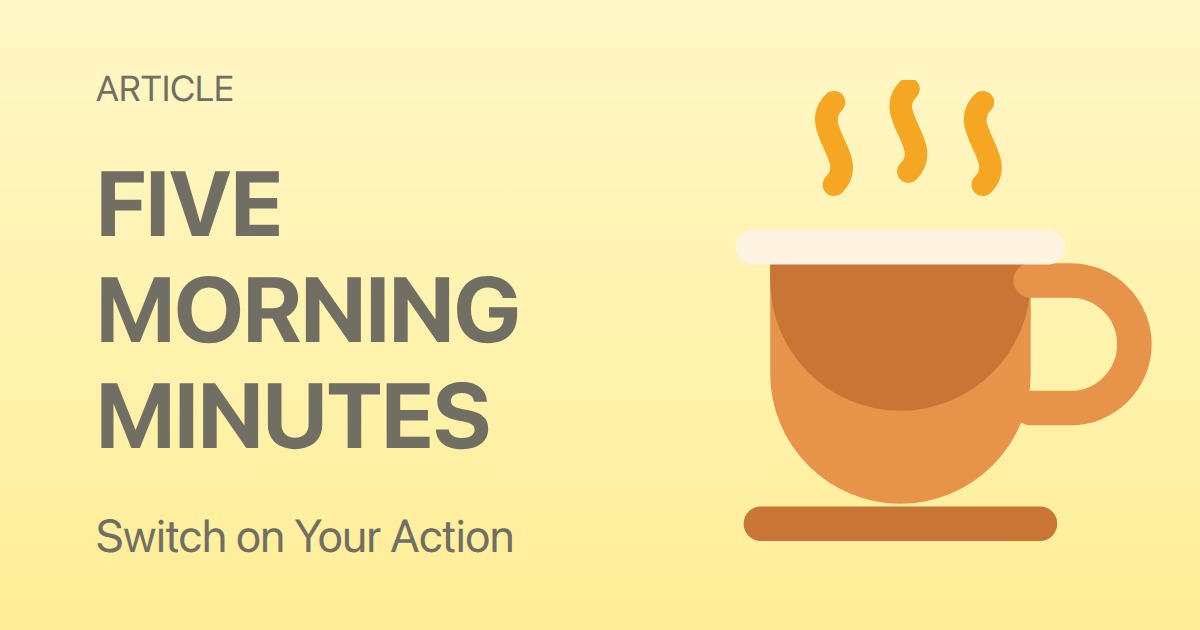 5-Minute Rituals for People Who Think They Don't Have Time