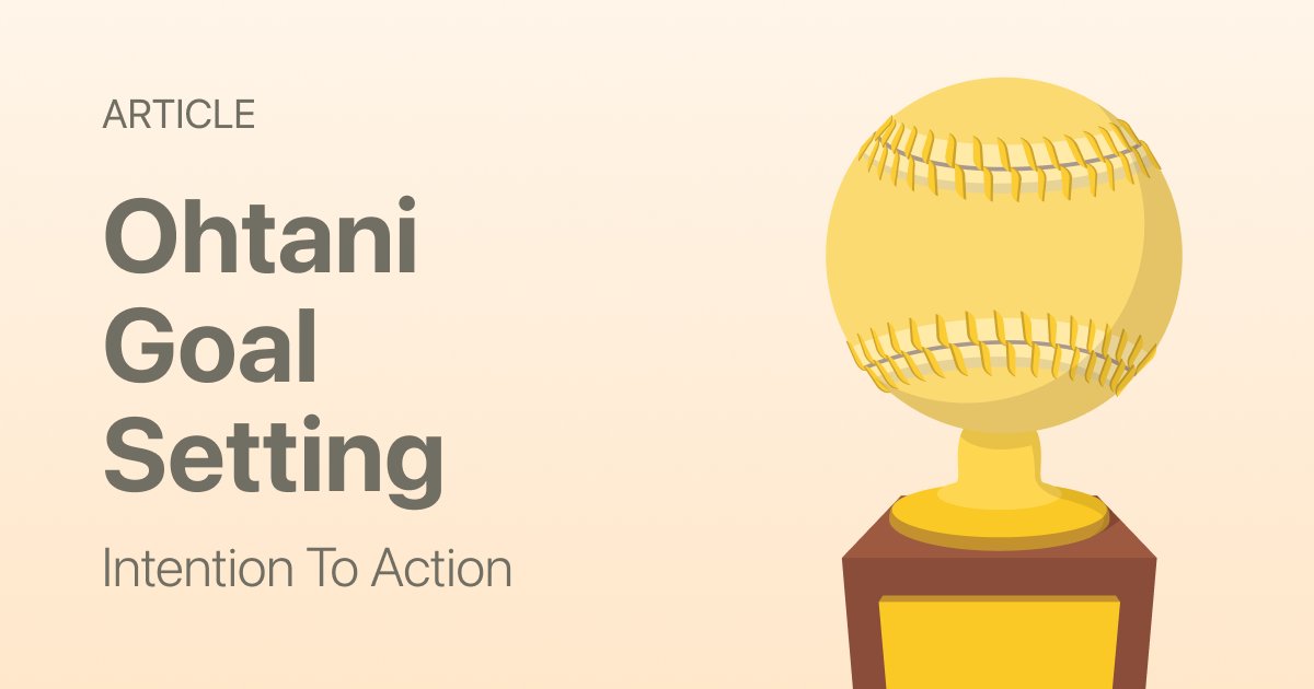 Ohtani Goal Setting: The Viral 64-Cell Template (Harada Method) You Can Use for Any Goal