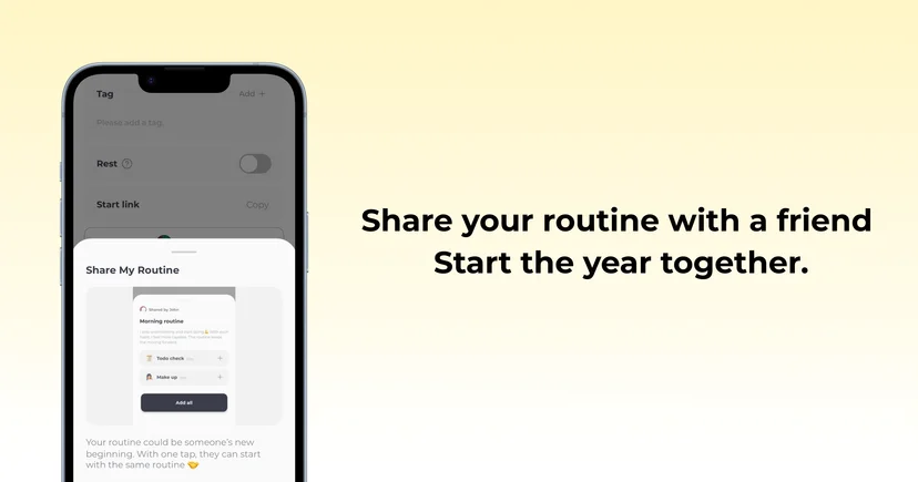 share your routine