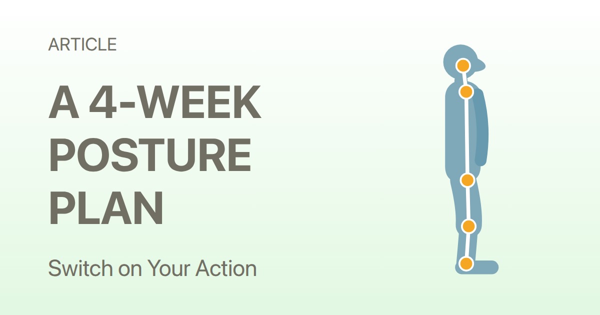 Your Complete Posture Exercise Plan: A 4-Week Routine for Lasting Body Alignment