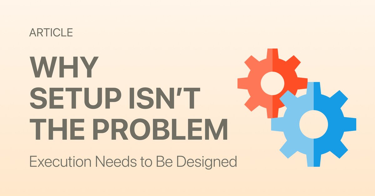 Why Most Productivity Apps Fail After the Setup Phase