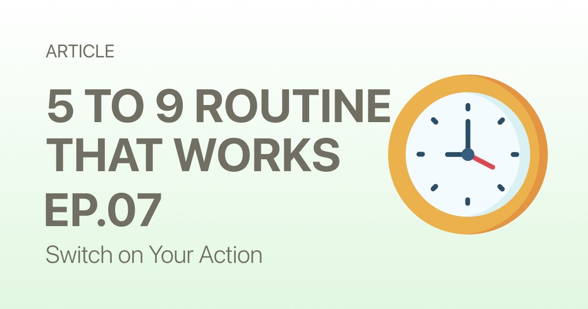 What You Should Always Do in the Evening: Non-Negotiables for Your 5 to 9 Routine