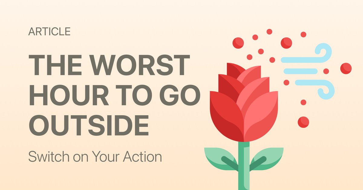 The Best and Worst Times to Go Outside When Seasonal Allergies Are at Their Peak