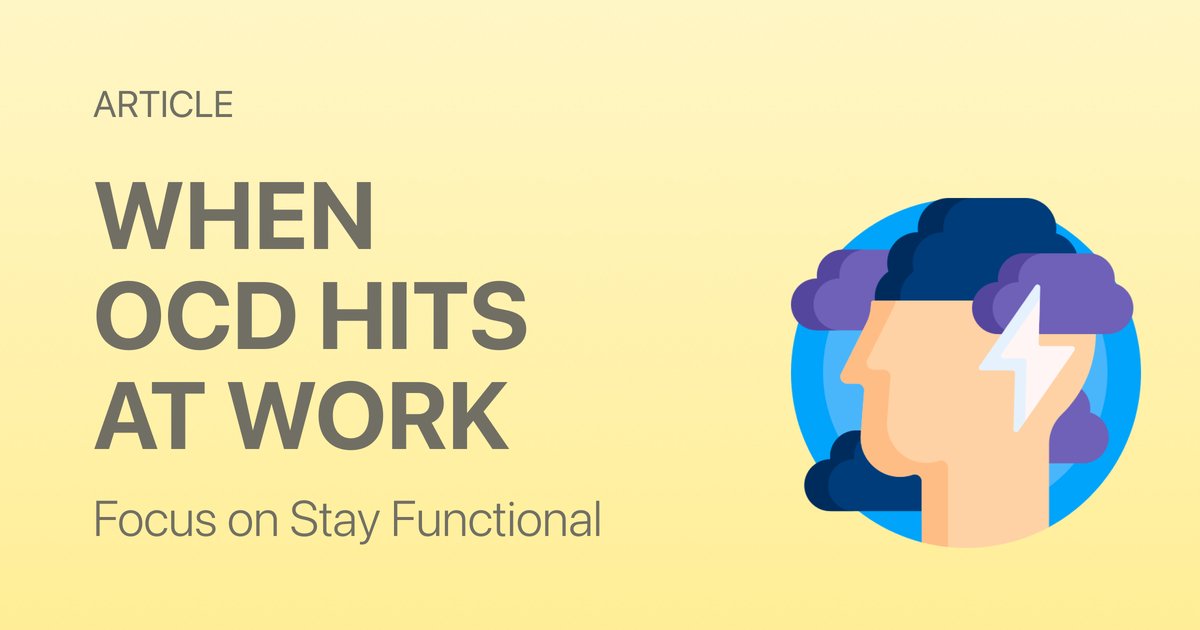 When OCD Hits at Work: What Actually Helps