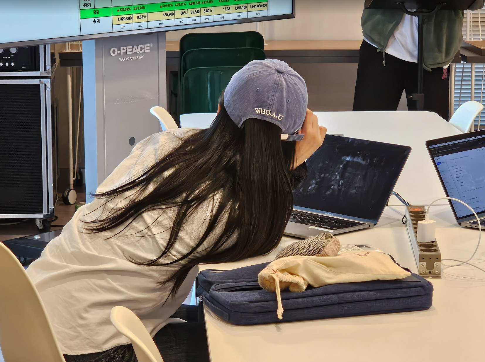 Employees working together in the office