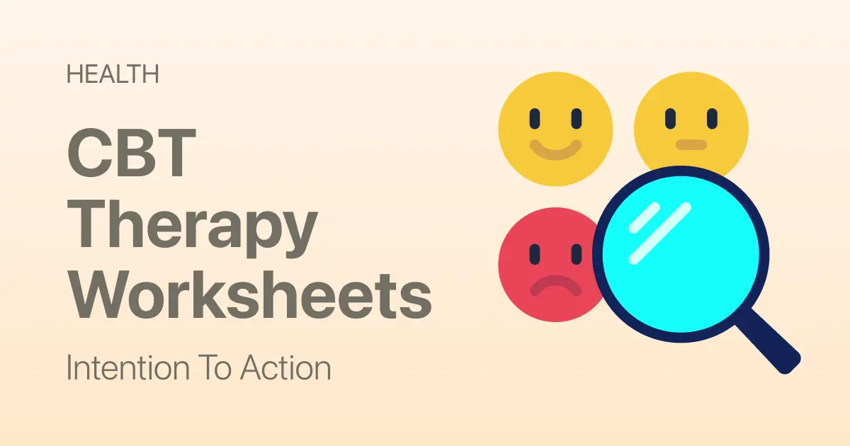 CBT Therapy Worksheets